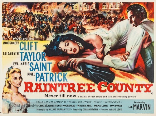 Raintree County - British Movie Poster