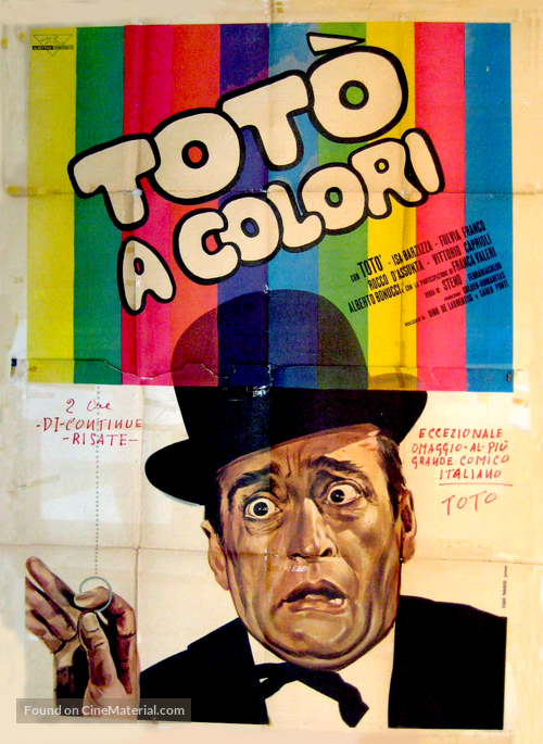 Tot&ograve; a colori - Italian Movie Poster