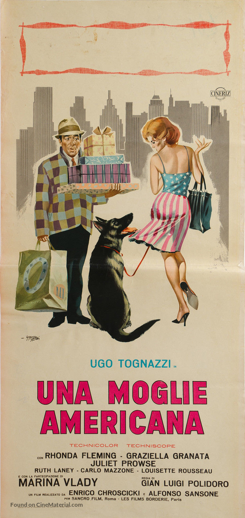 Una moglie americana - Italian Movie Poster