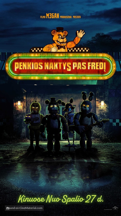 Five Nights at Freddy&#039;s - Lithuanian Movie Poster