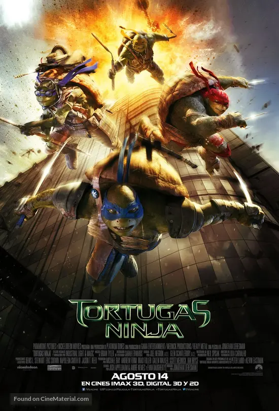 Teenage Mutant Ninja Turtles - Argentinian Theatrical movie poster