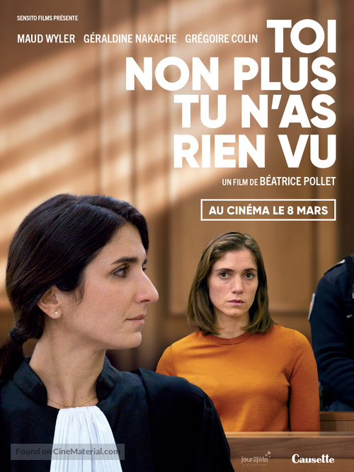 Toi non plus tu n&#039;as rien vu - French Movie Poster