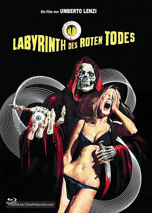 Gatti rossi in un labirinto di vetro - German Blu-Ray movie cover