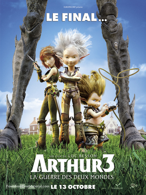 Arthur et la guerre des deux mondes - Swiss Movie Poster