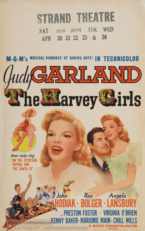 The Harvey Girls - Movie Poster