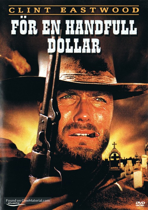 Per un pugno di dollari - Swedish DVD movie cover