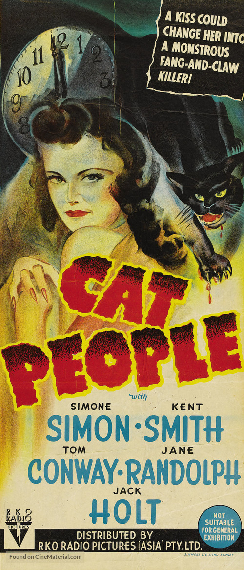 Cat People - Australian Movie Poster