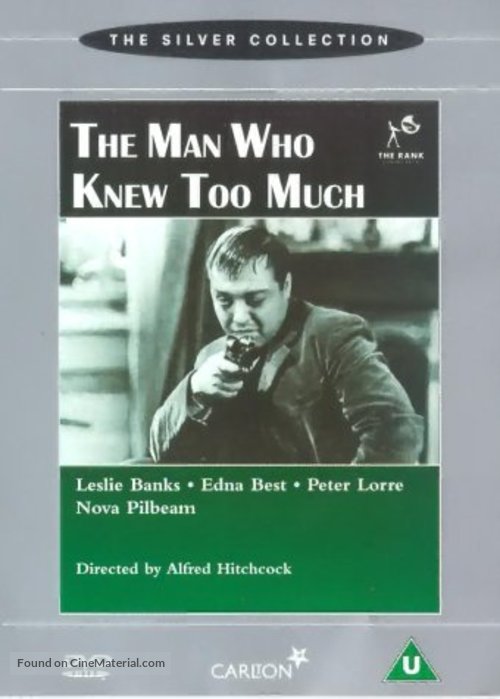 The Man Who Knew Too Much - British DVD movie cover