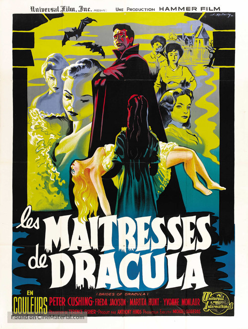 The Brides of Dracula - French Movie Poster
