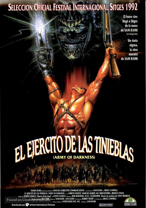 Army of Darkness - Spanish Movie Poster