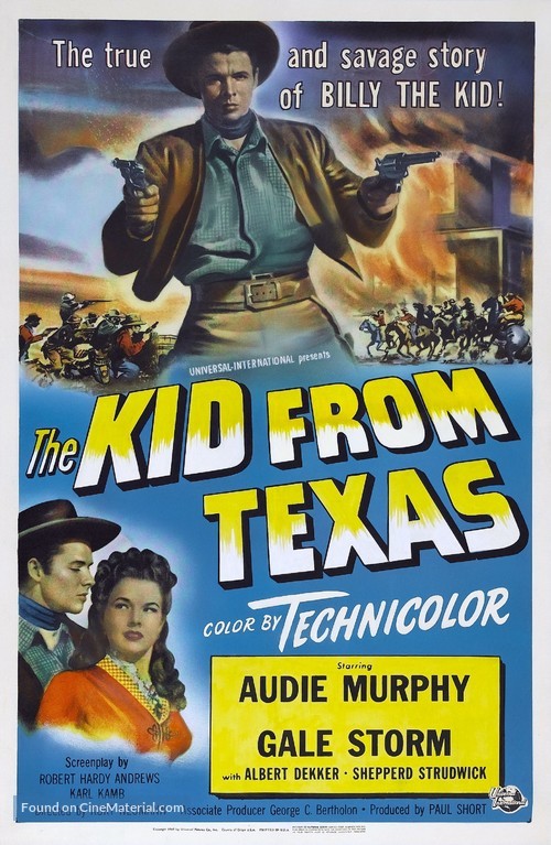 The Kid from Texas - Movie Poster