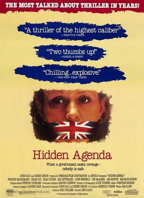 Hidden Agenda - Movie Poster