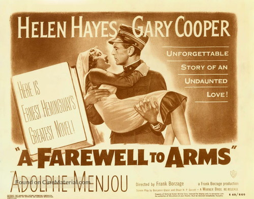 A Farewell to Arms - Movie Poster