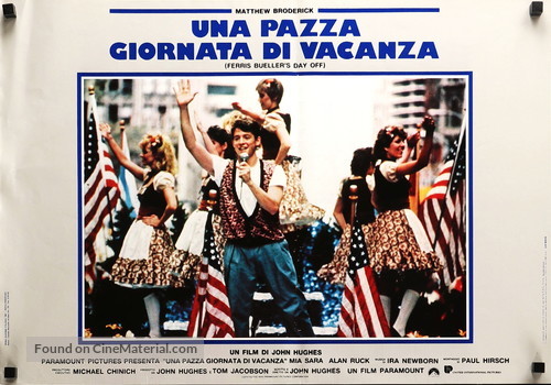 Ferris Bueller&#039;s Day Off - Italian Movie Poster