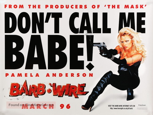 Barb Wire - British Movie Poster