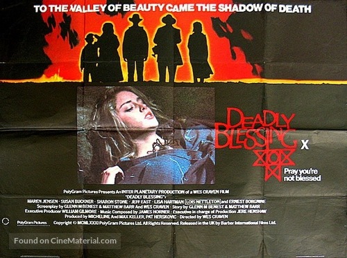 Deadly Blessing - British Movie Poster
