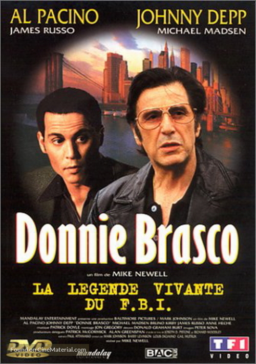 Donnie Brasco - French DVD movie cover