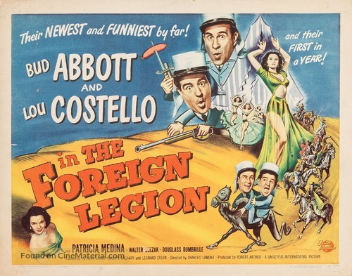 Abbott and Costello in the Foreign Legion - Movie Poster