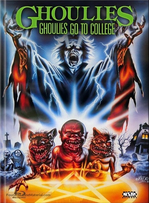 Ghoulies III: Ghoulies Go to College - Austrian Blu-Ray movie cover