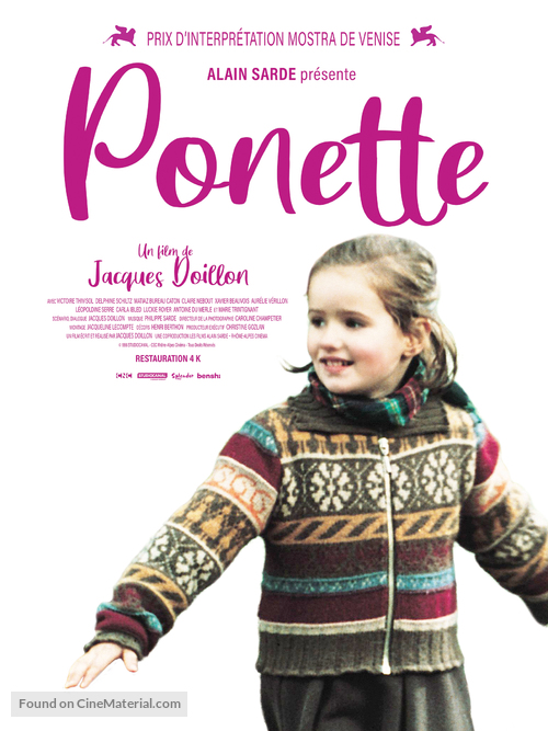 Ponette - French Re-release movie poster
