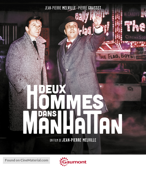 Deux hommes dans Manhattan - French Blu-Ray movie cover