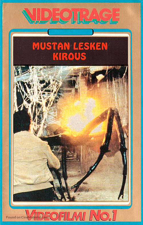 Curse of the Black Widow - Finnish VHS movie cover