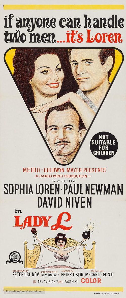 Lady L - Australian Movie Poster
