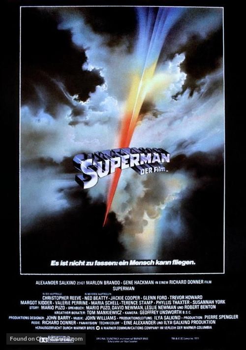 Superman - German Movie Poster