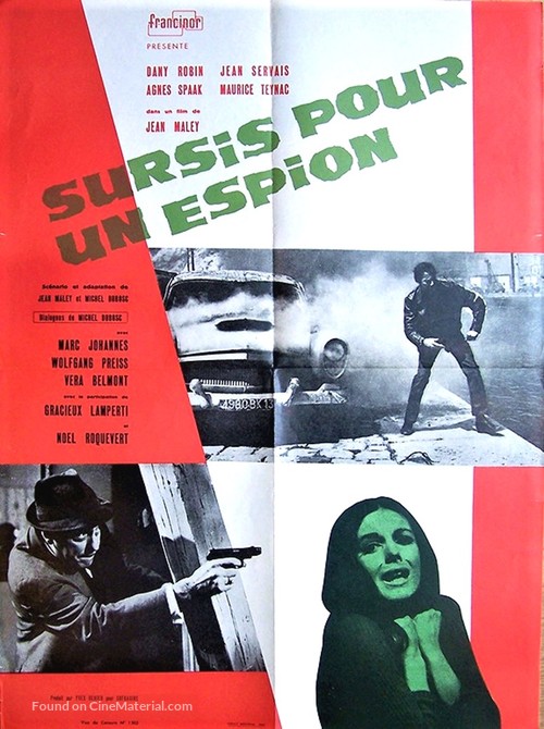 Sursis pour un espion - French Movie Poster