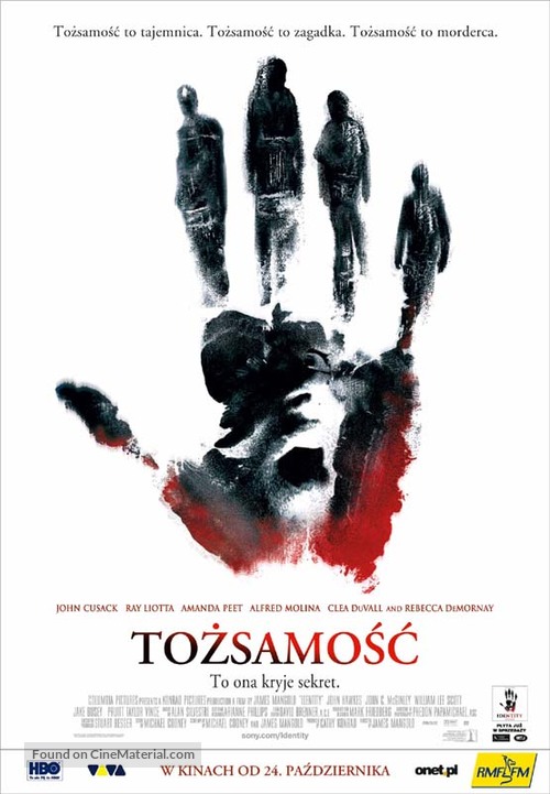 Identity - Polish Movie Poster