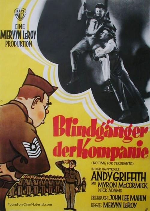 No Time for Sergeants - German Movie Poster