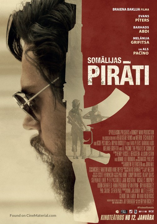 The Pirates of Somalia - Latvian Movie Poster