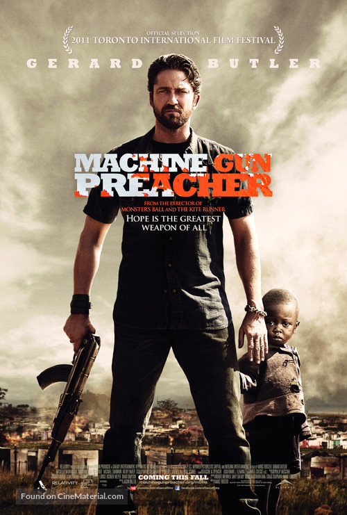 Machine Gun Preacher - Canadian Movie Poster