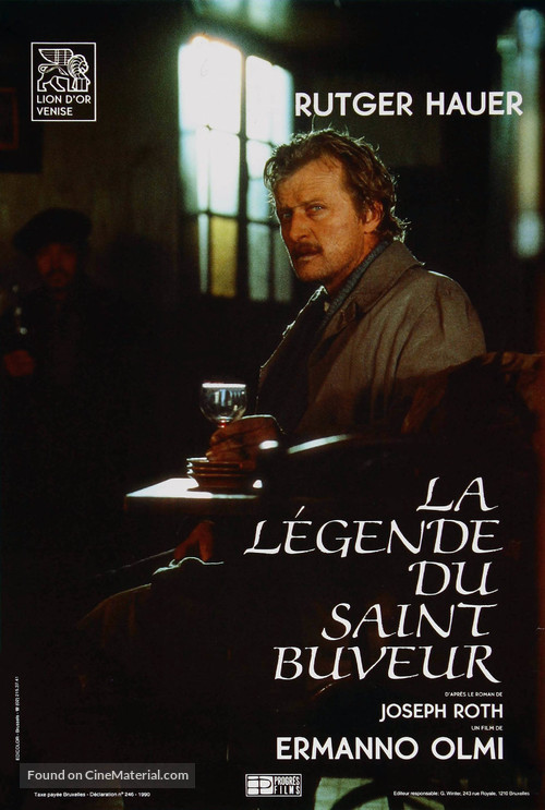La leggenda del santo bevitore - Belgian Movie Poster