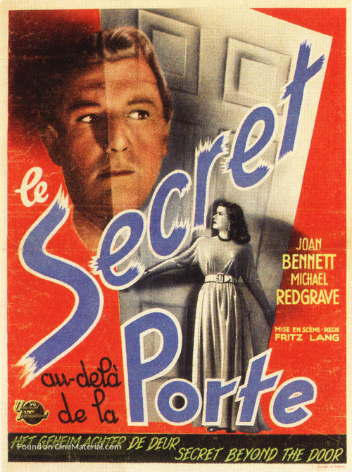 Secret Beyond the Door... - Belgian Movie Poster