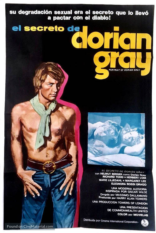 Das Bildnis des Dorian Gray - Spanish Movie Poster