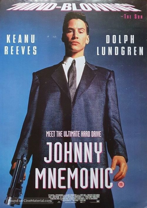 Johnny Mnemonic - British Movie Cover