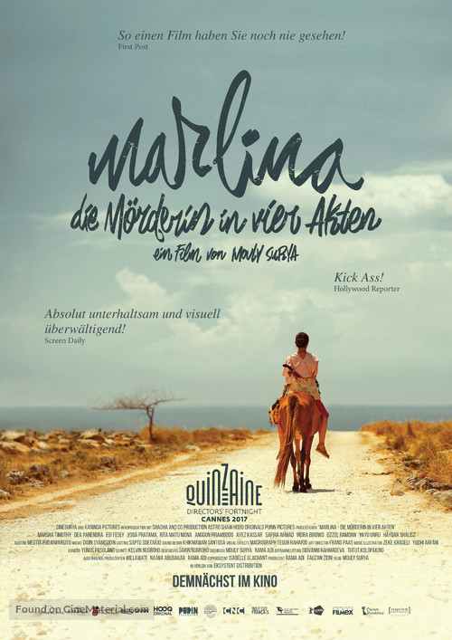 Marlina the Murderer in Four Acts - German Movie Poster