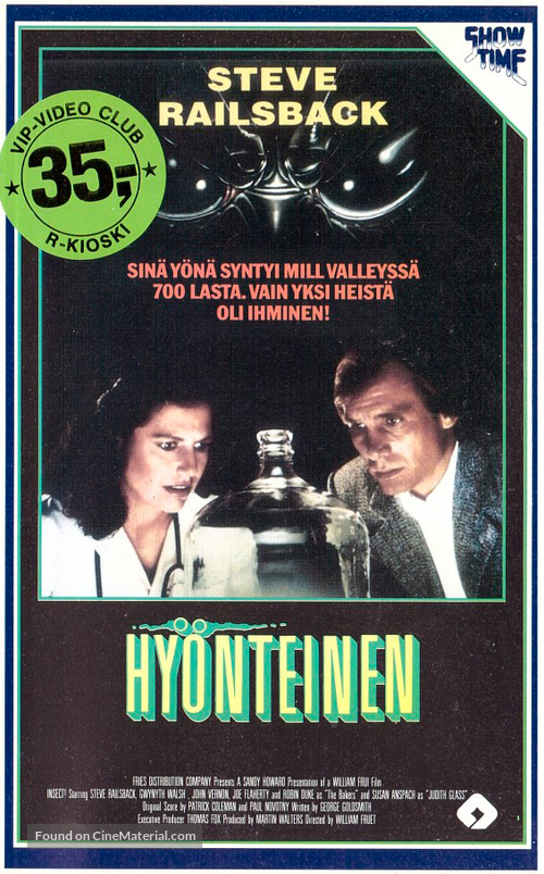 Blue Monkey - Finnish VHS movie cover