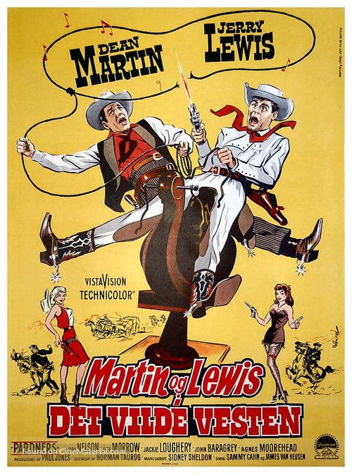 Pardners - Danish Movie Poster