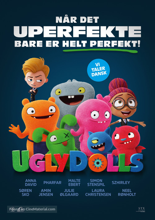 UglyDolls (2019) Danish movie poster
