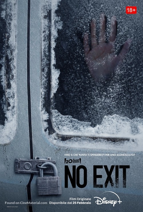 No Exit - Italian Movie Poster