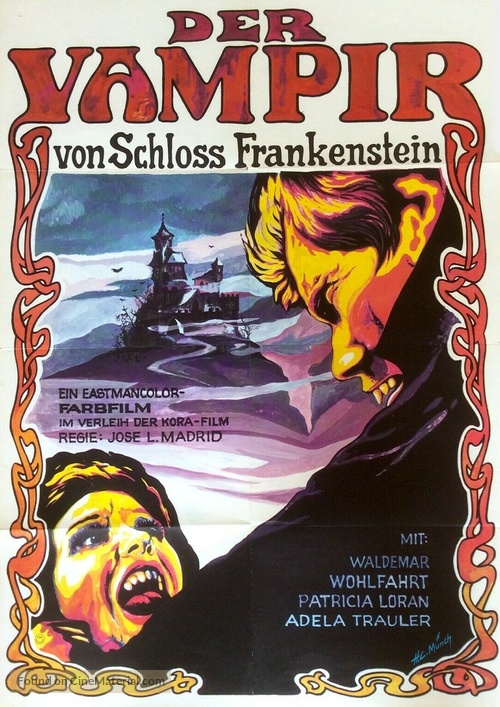 El vampiro de la autopista - German Movie Poster