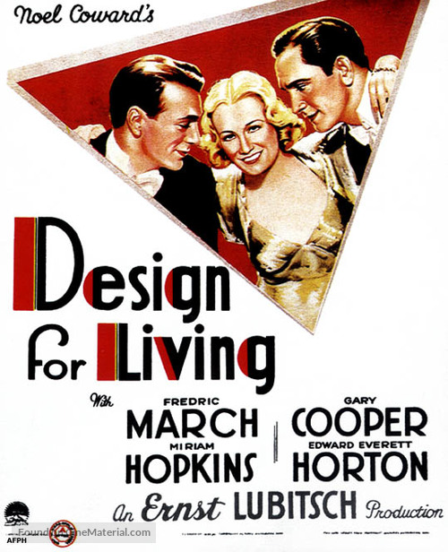 Design for Living - Movie Poster