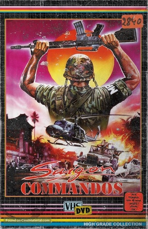 Saigon Commandos - German DVD movie cover