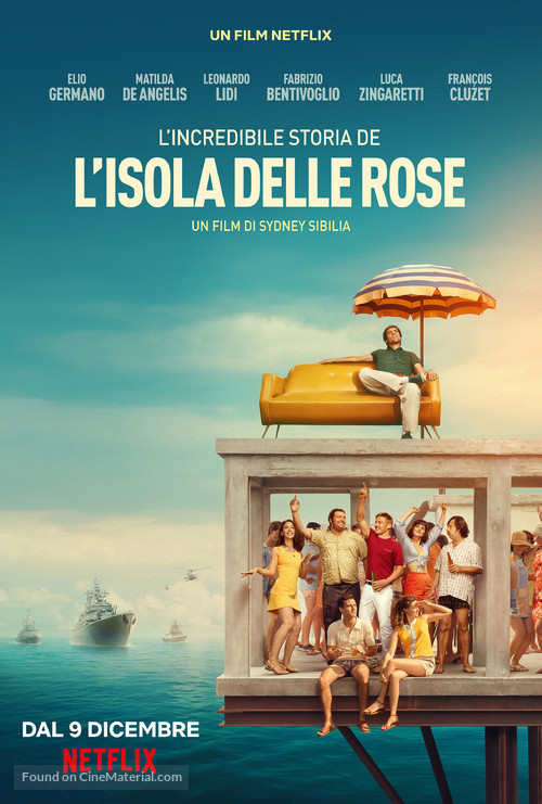 L&#039;incredibile storia dell&#039;isola delle rose - Italian Movie Poster