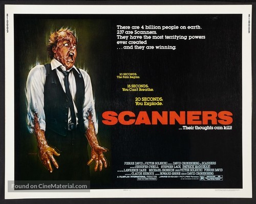 Scanners - Movie Poster