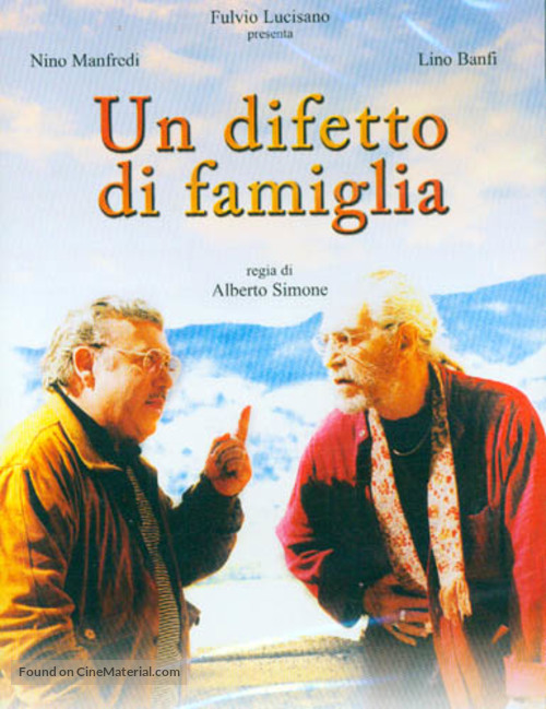 Un difetto di famiglia - Italian DVD movie cover