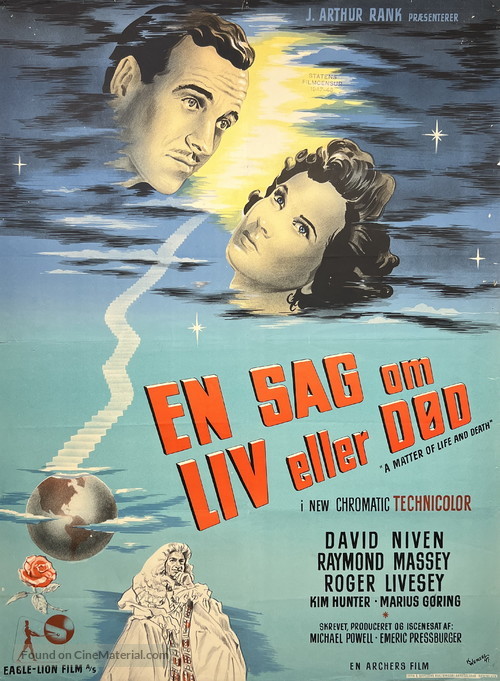 A Matter of Life and Death - Danish Movie Poster