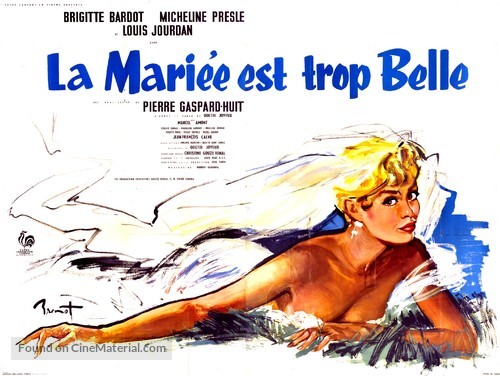 Mari&eacute;e est trop belle, La - French Movie Poster